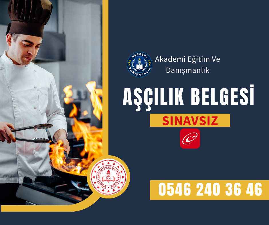 Aşçılık Ustalık Belgesi